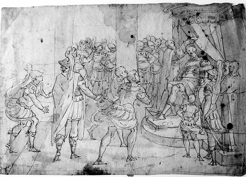 SCena storica - Palazzo Sylos Calò, Bitonto